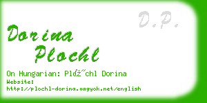 dorina plochl business card